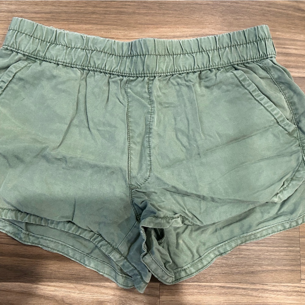 Green shorts